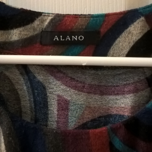 Alano Circular Pattern Empire Waist Dress Small - Picture 3 of 7